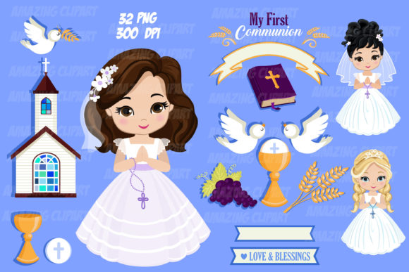 First Communion Clipart Girls: A Designer's Guide