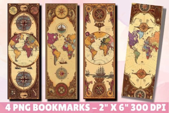 Geography, World Map Bookmark: A Designer's Global Asset