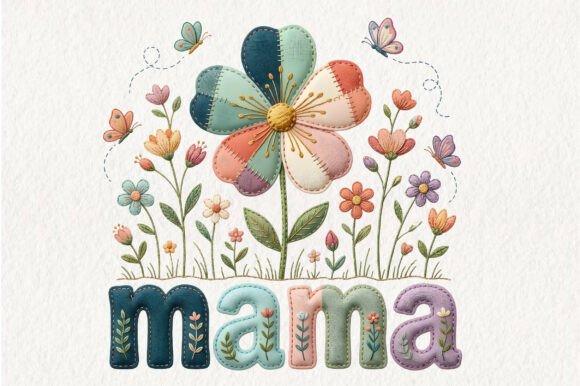 Mama Floral PNG: A Fresh Take on Modern Typography