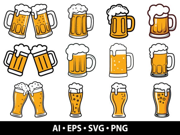 Prost to Design: Leveraging the Beer Mug SVG Bundle